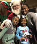 Santa on polar express